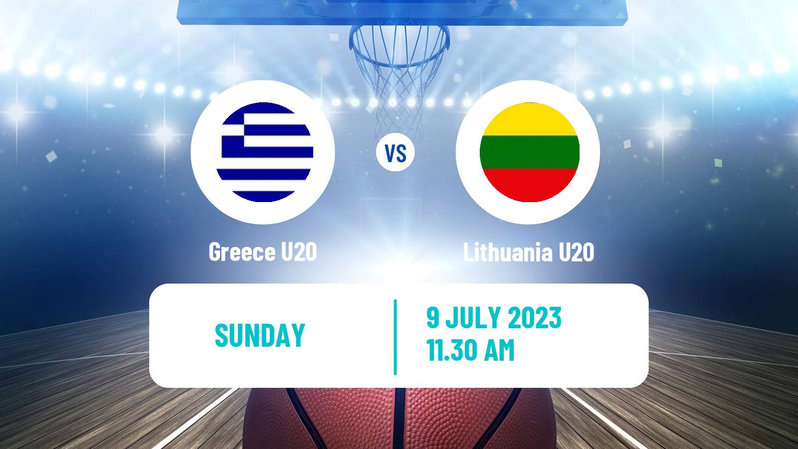 Basketball EuroBasket U20 Greece U20 - Lithuania U20