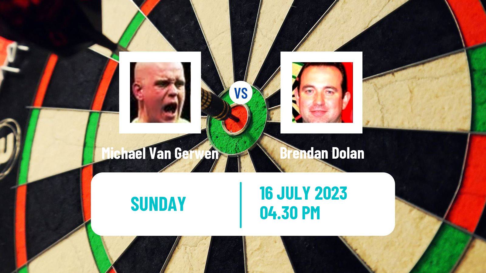 Darts World Matchplay Michael Van Gerwen - Brendan Dolan