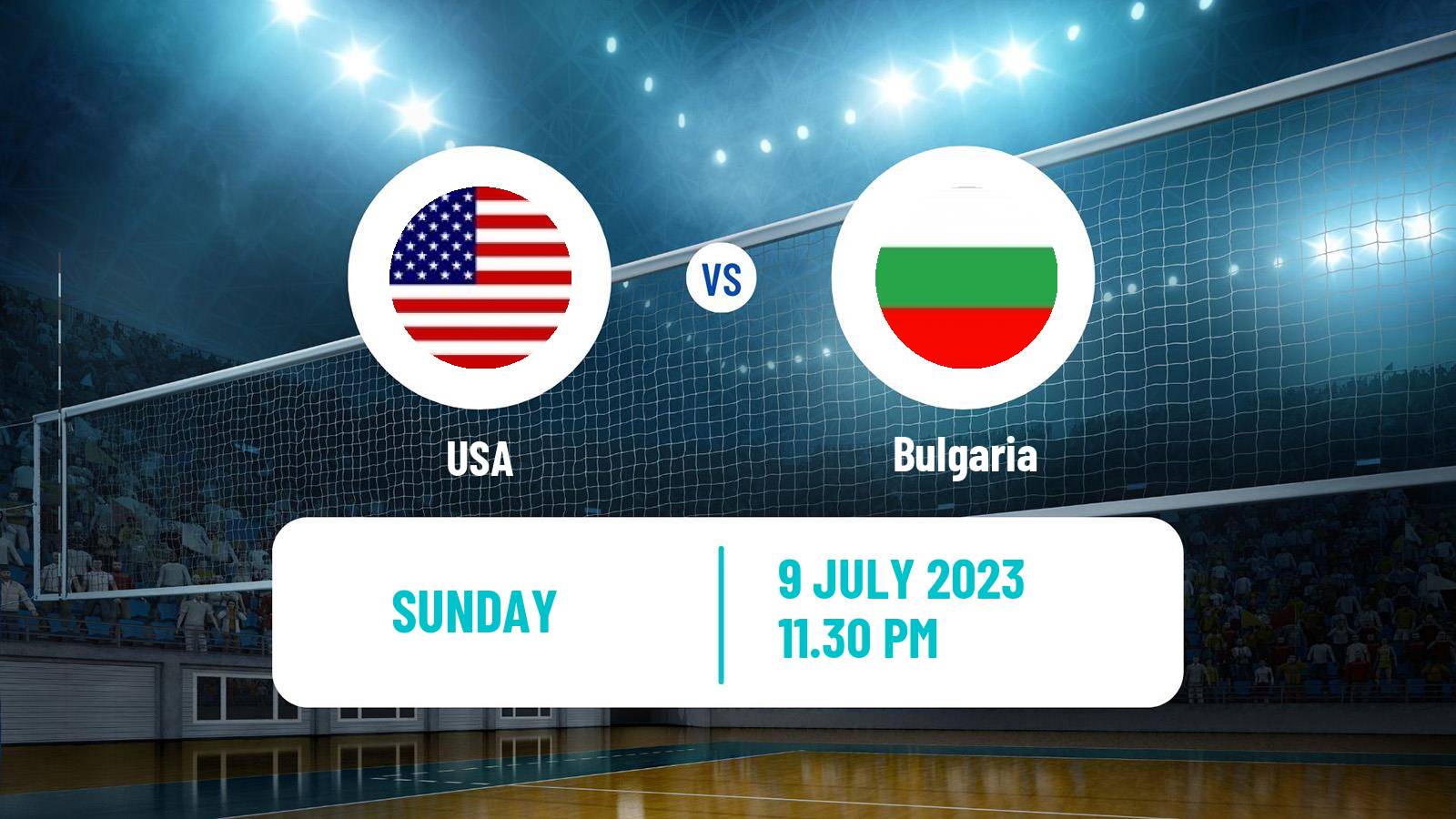 Volleyball Nations League Volleyball USA - Bulgaria