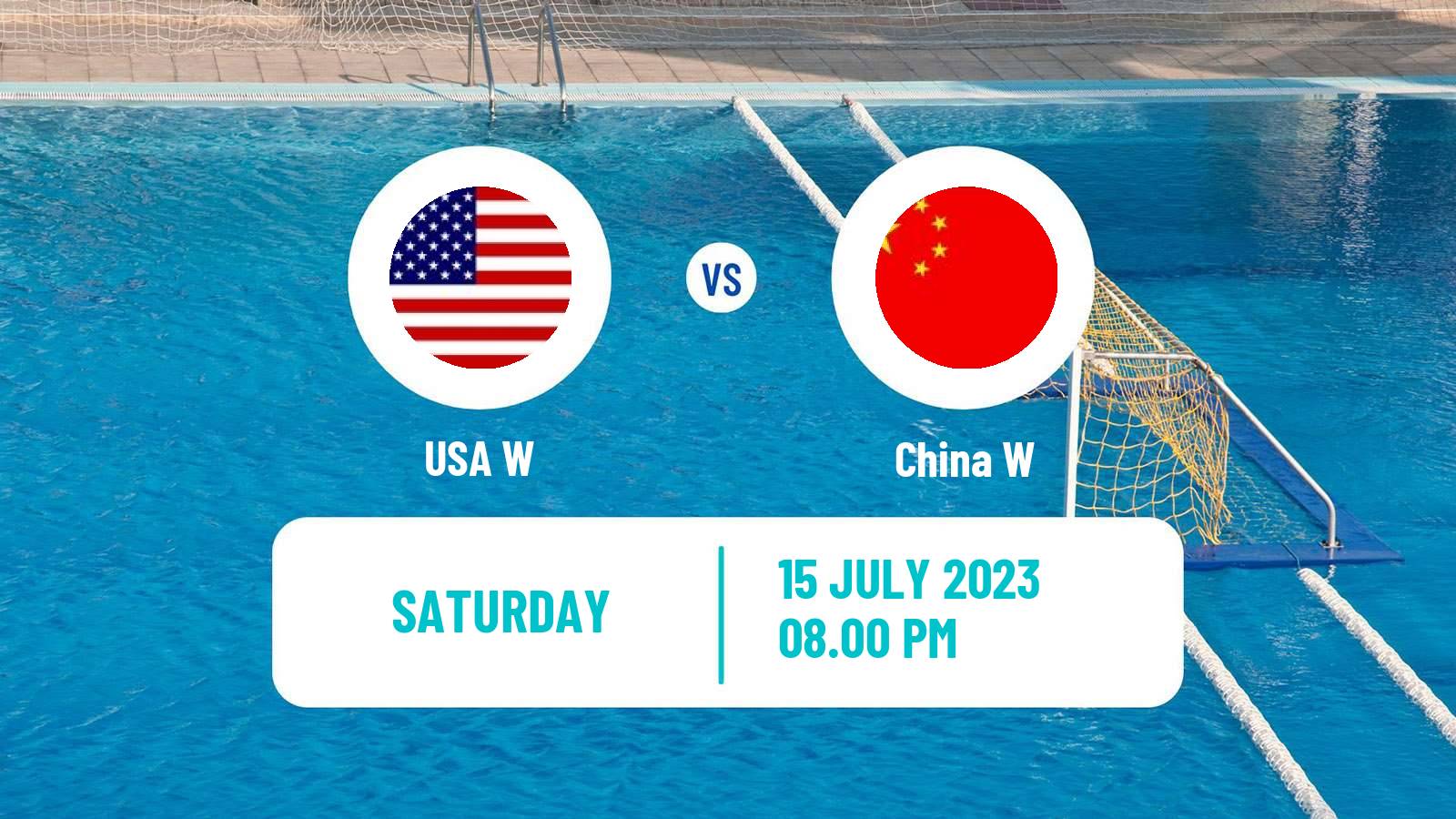 Water polo World Championship Water Polo Women USA W - China W