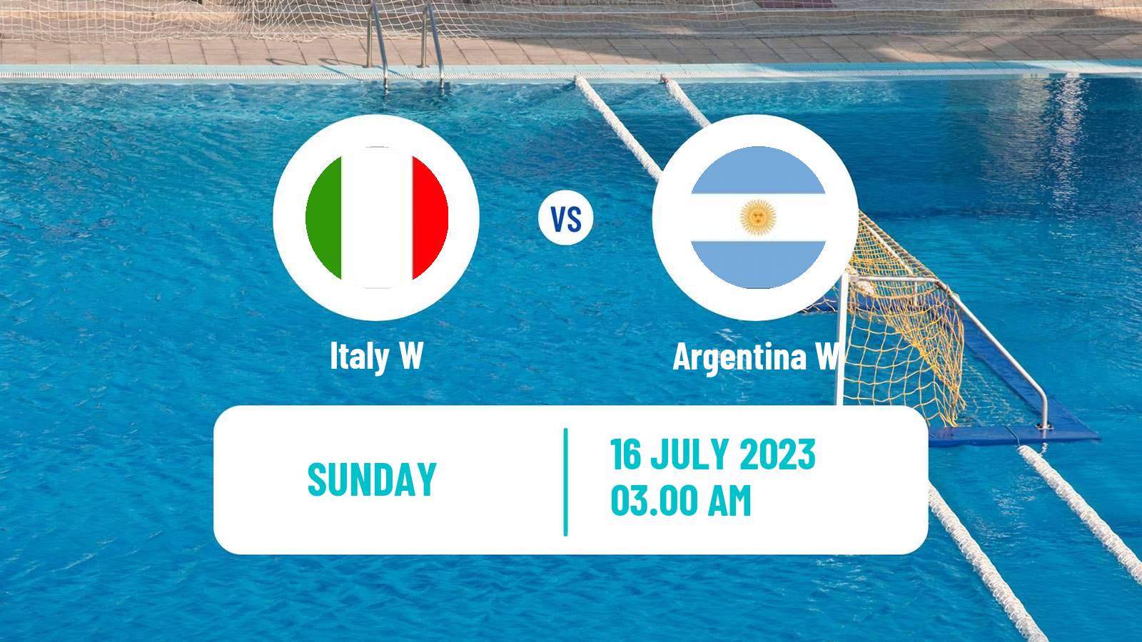 Water polo World Championship Water Polo Women Italy W - Argentina W