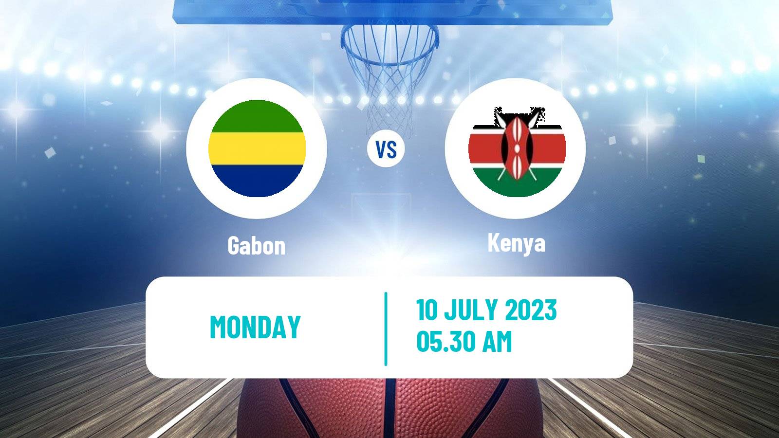 Basketball AfroCan Basketball Gabon - Kenya