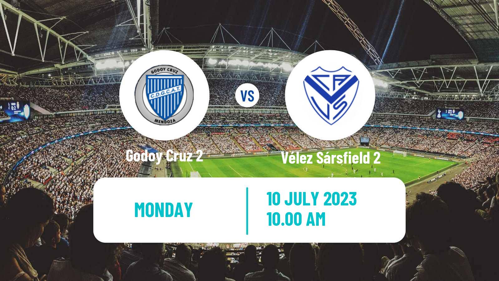 Soccer Argentinian Reserve League Godoy Cruz 2 - Vélez Sársfield 2