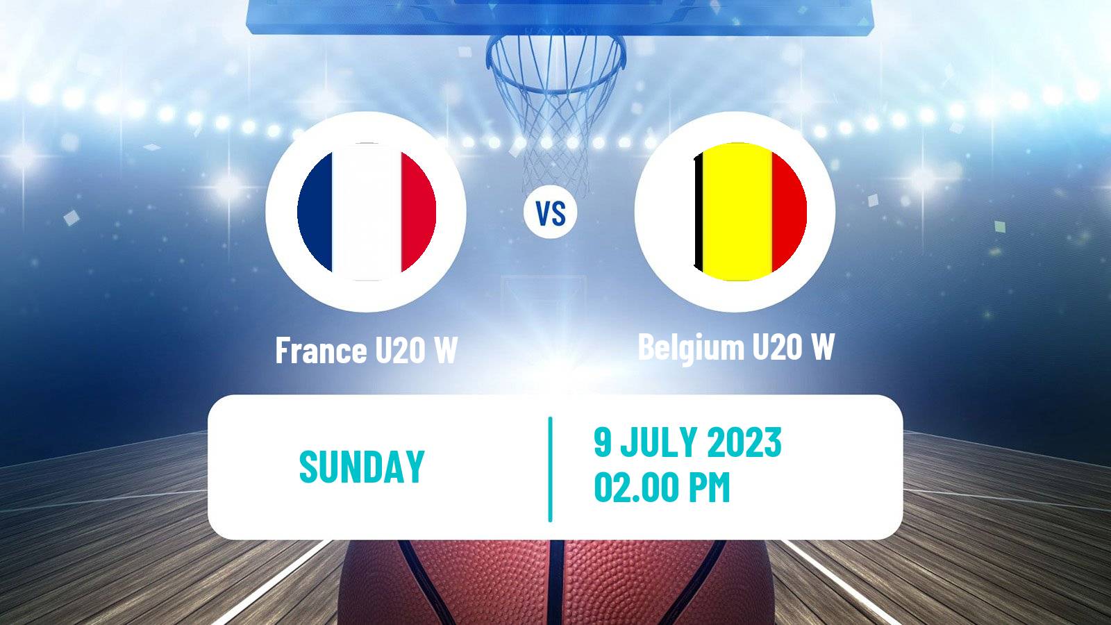 Basketball Friendly International Basketball Women France U20 W - Belgium U20 W