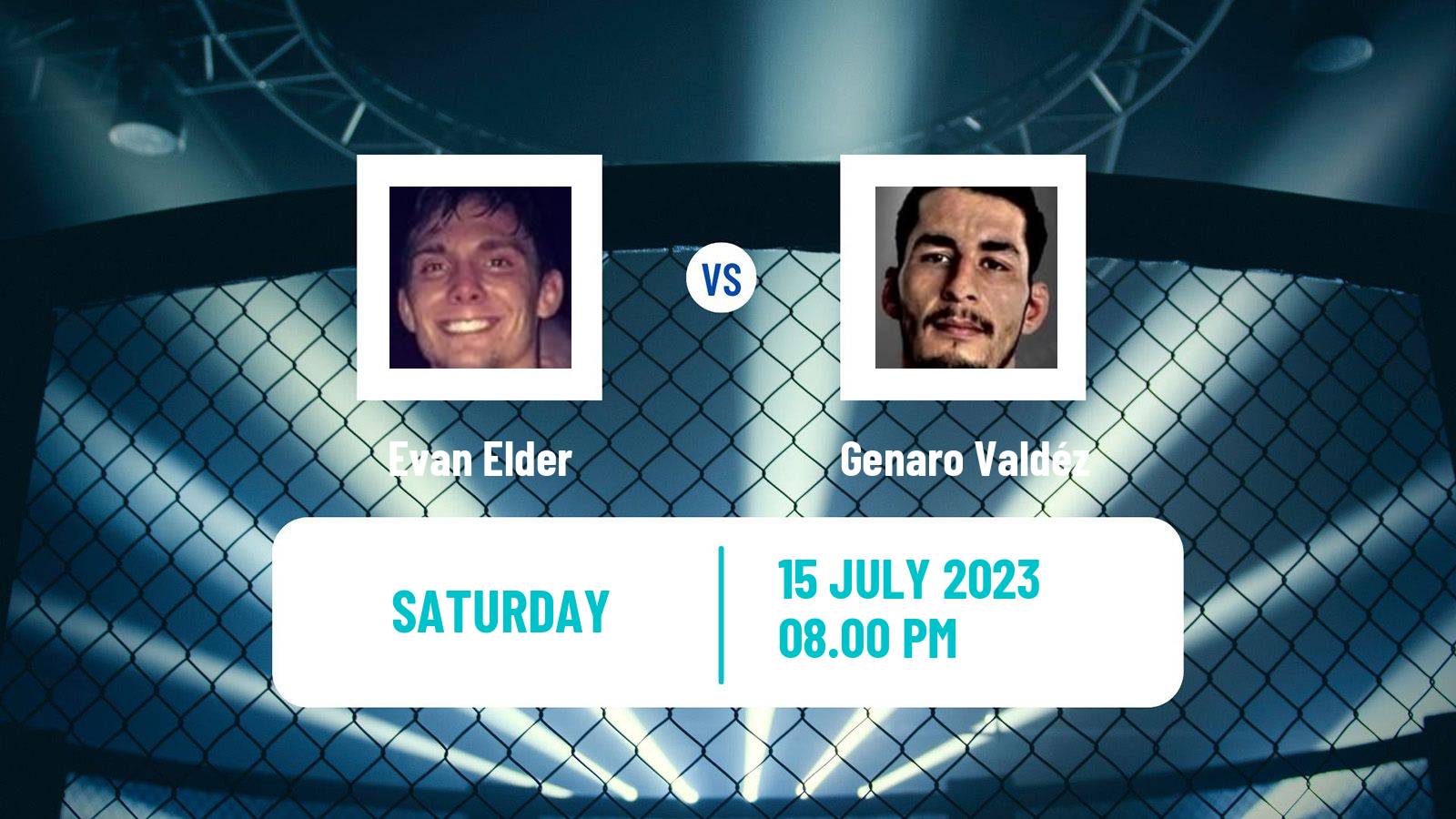 MMA Lightweight UFC Men Evan Elder - Genaro Valdéz