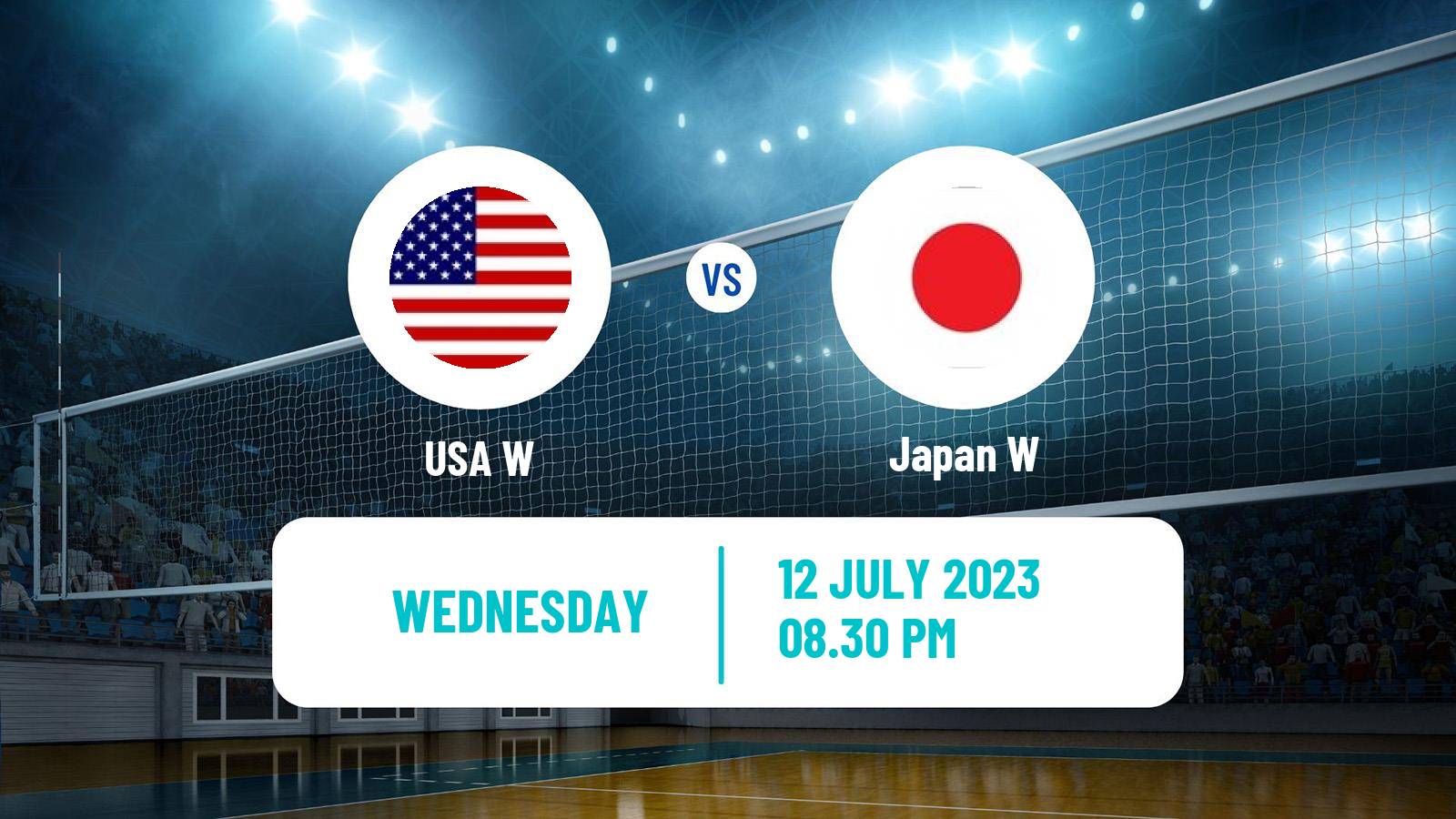 Volleyball Nations League Volleyball Women USA W - Japan W