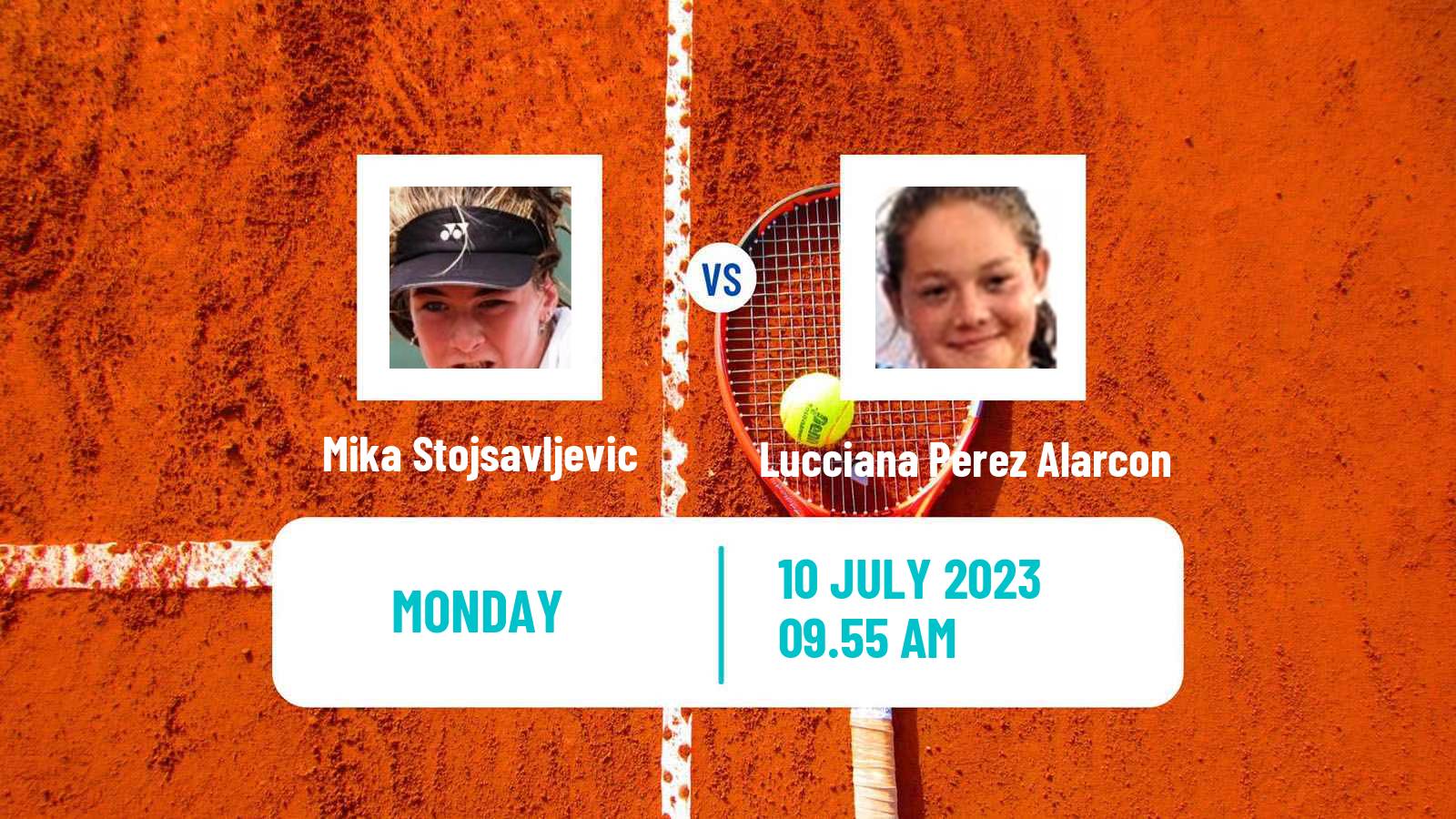 Tennis Girls Singles Wimbledon Mika Stojsavljevic - Lucciana Perez Alarcon