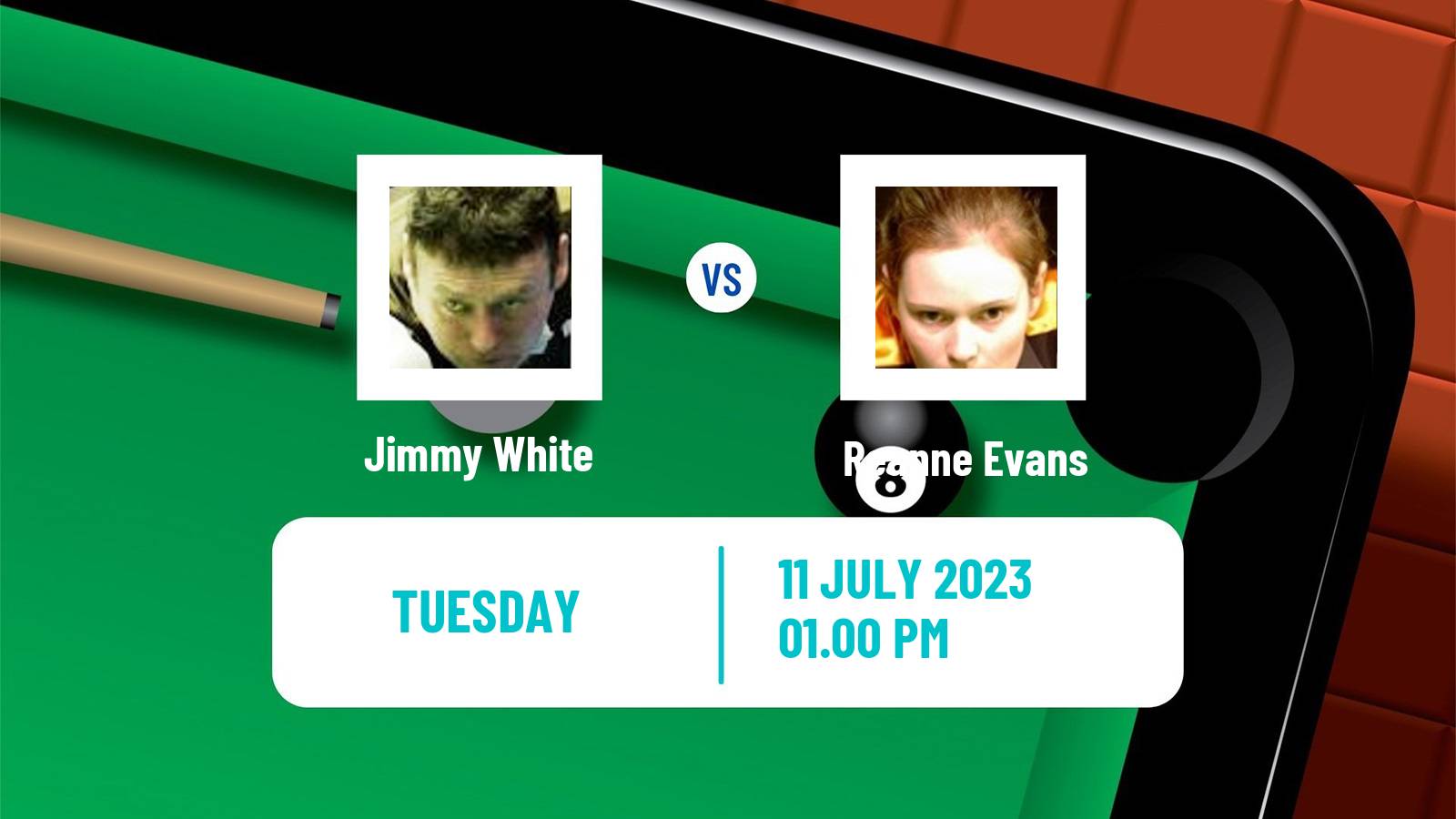 Snooker Championship League Jimmy White - Reanne Evans