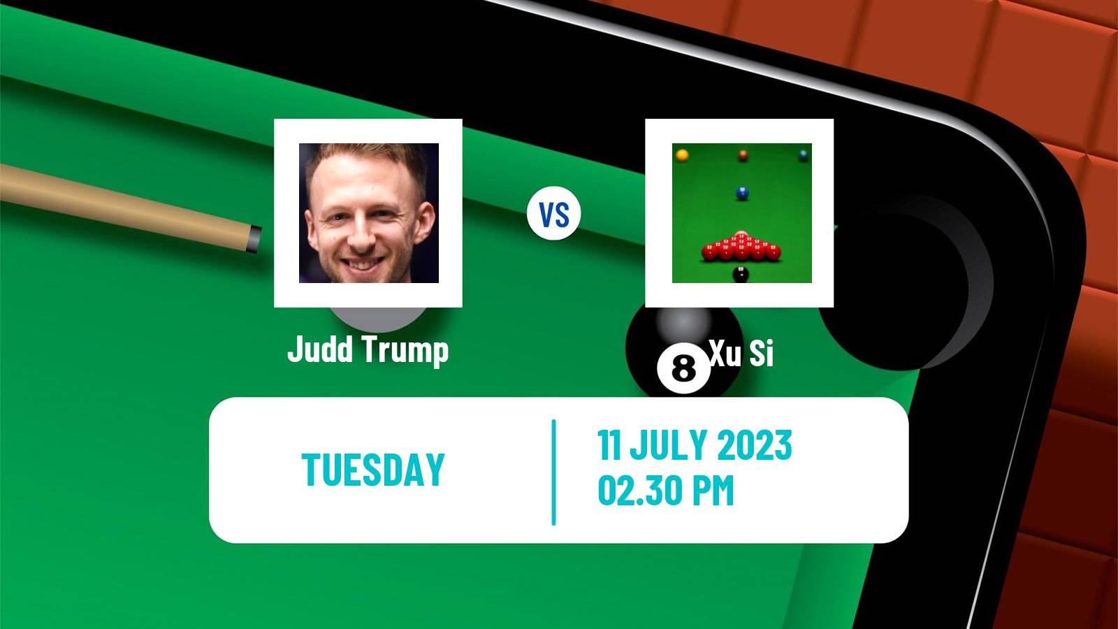 Snooker Championship League Judd Trump - Xu Si