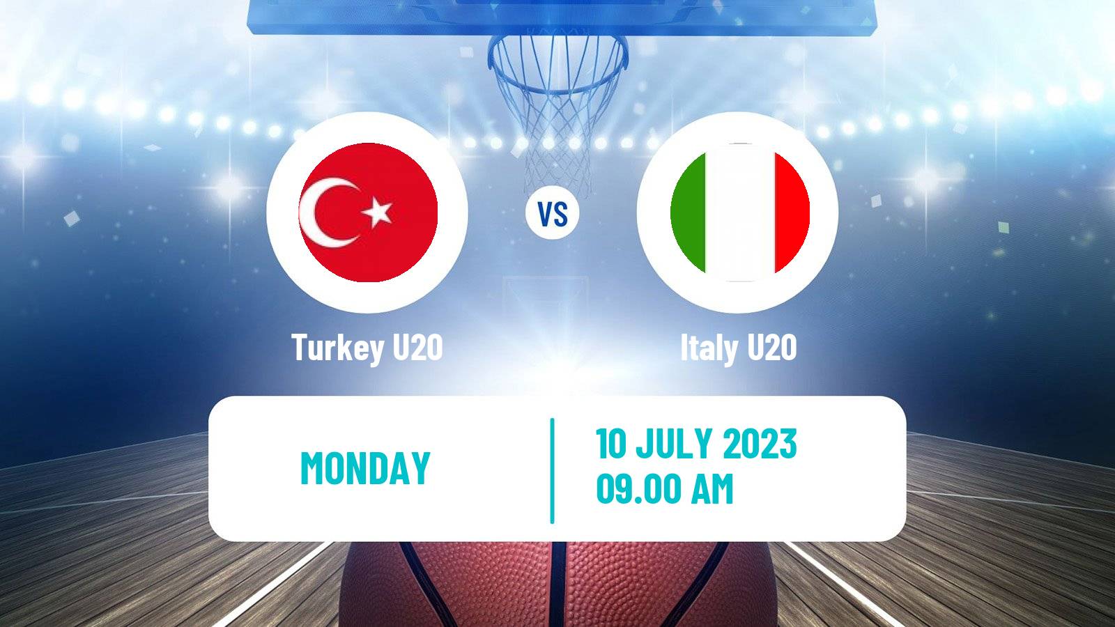 Basketball EuroBasket U20 Turkey U20 - Italy U20