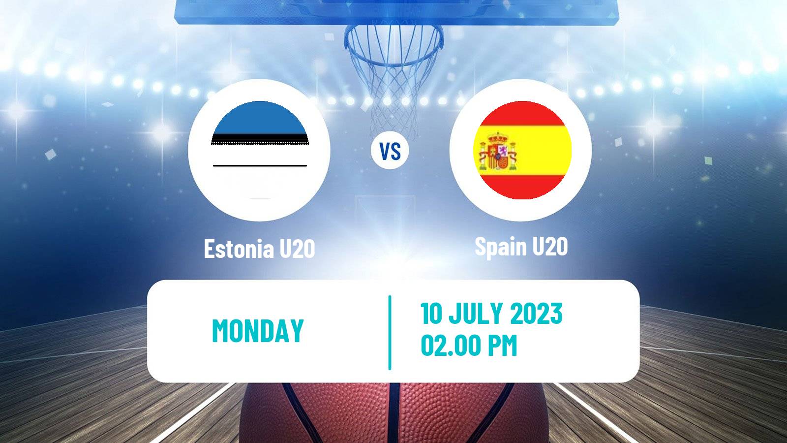 Basketball EuroBasket U20 Estonia U20 - Spain U20