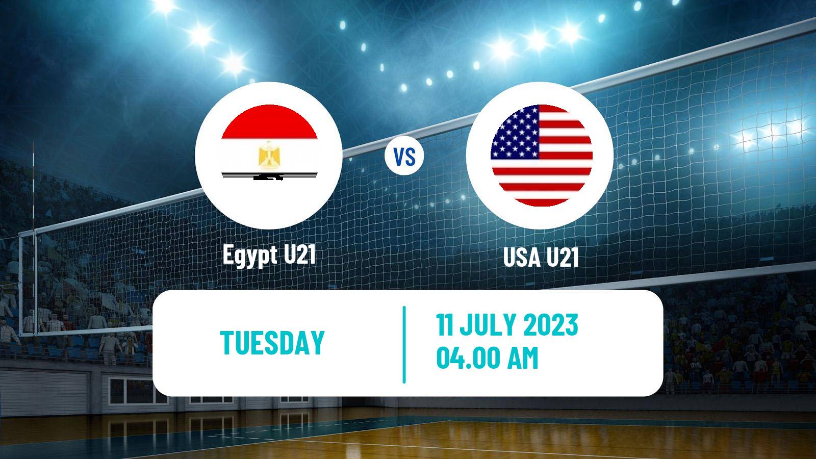 Volleyball World Championship U21 Volleyball Egypt U21 - USA U21