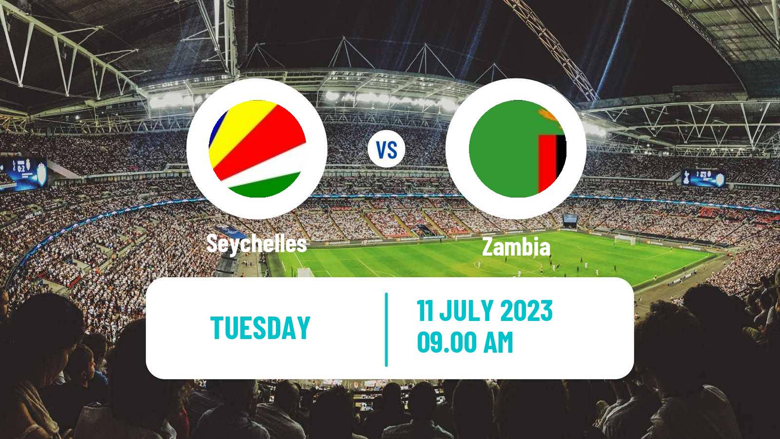 Soccer COSAFA Cup Seychelles - Zambia