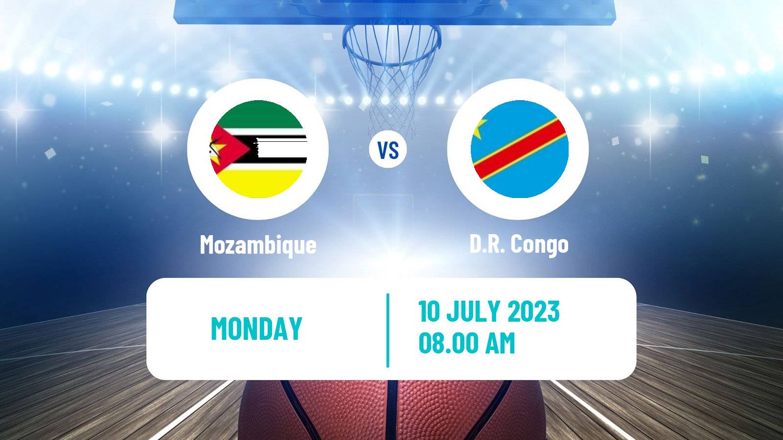 Basketball AfroCan Basketball Mozambique - D.R. Congo