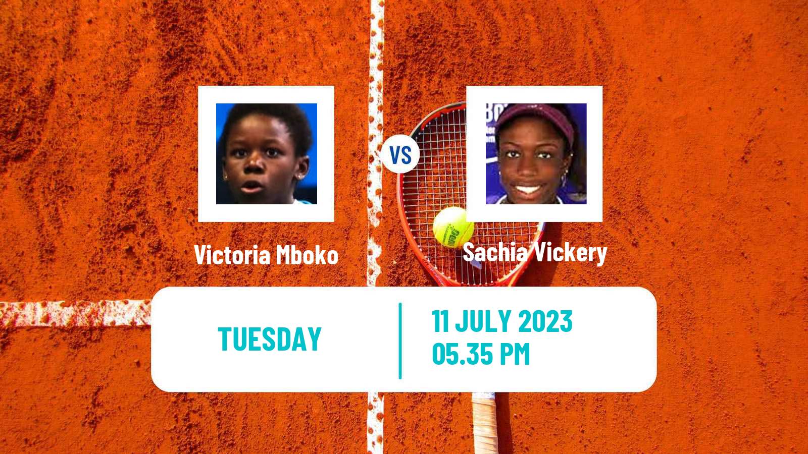 Tennis ITF W60 Saskatoon Women Victoria Mboko - Sachia Vickery