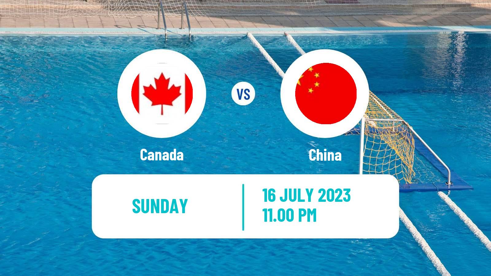 Water polo World Championship Water Polo Canada - China