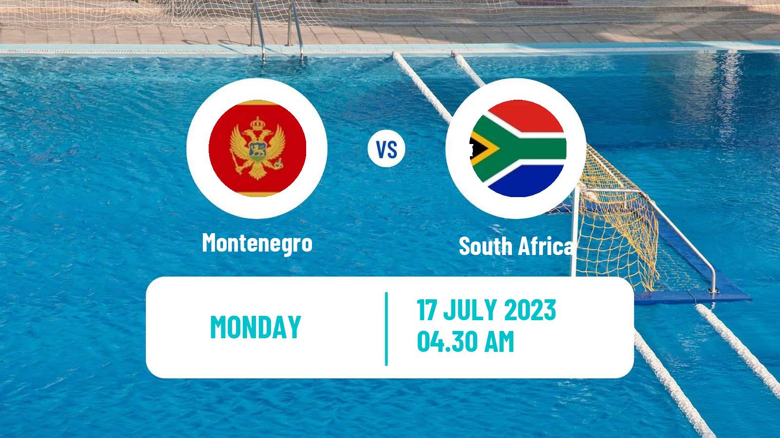 Water polo World Championship Water Polo Montenegro - South Africa