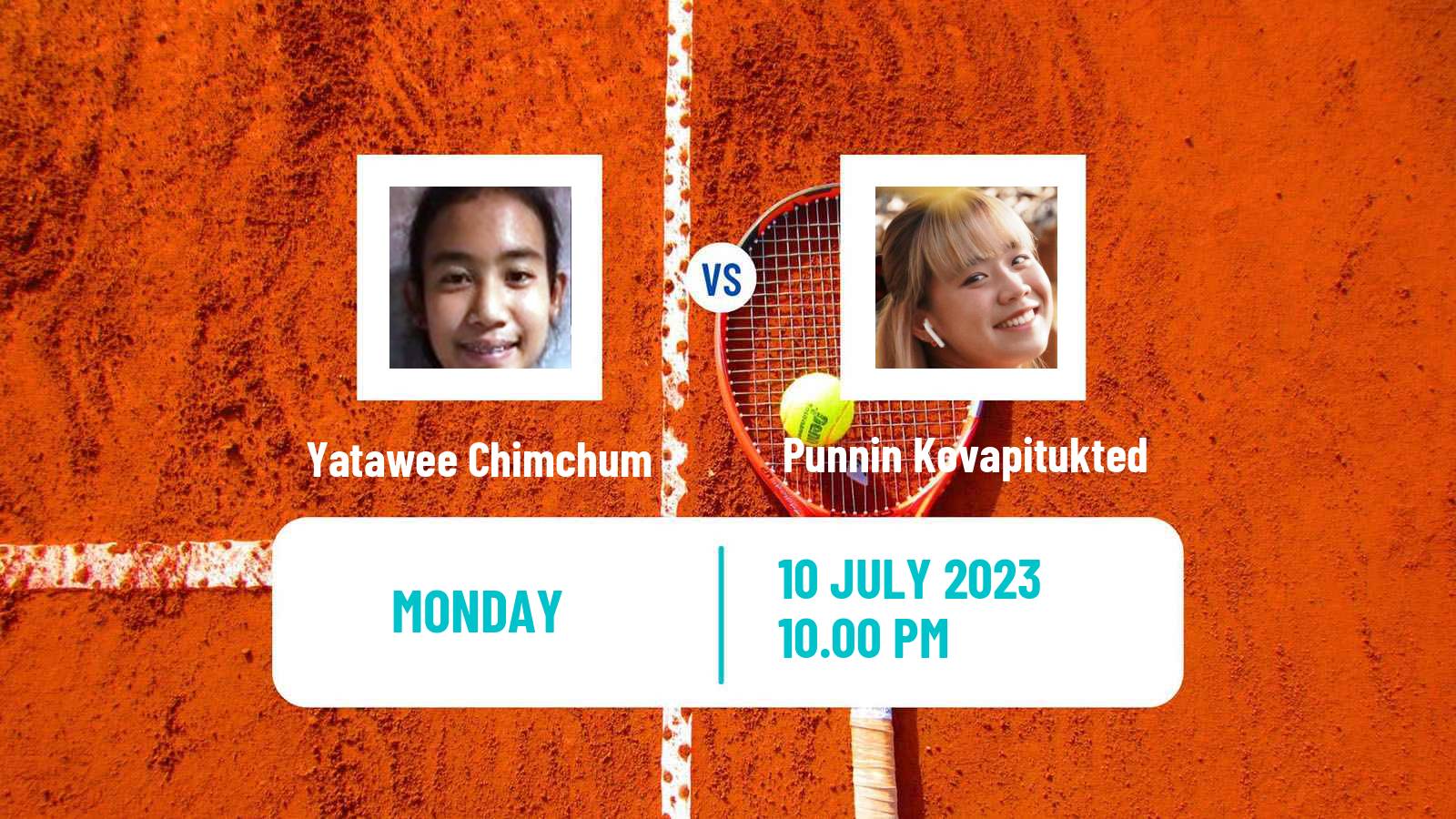 Tennis ITF W15 Nakhon Si Thammarat 3 Women Yatawee Chimchum - Punnin Kovapitukted