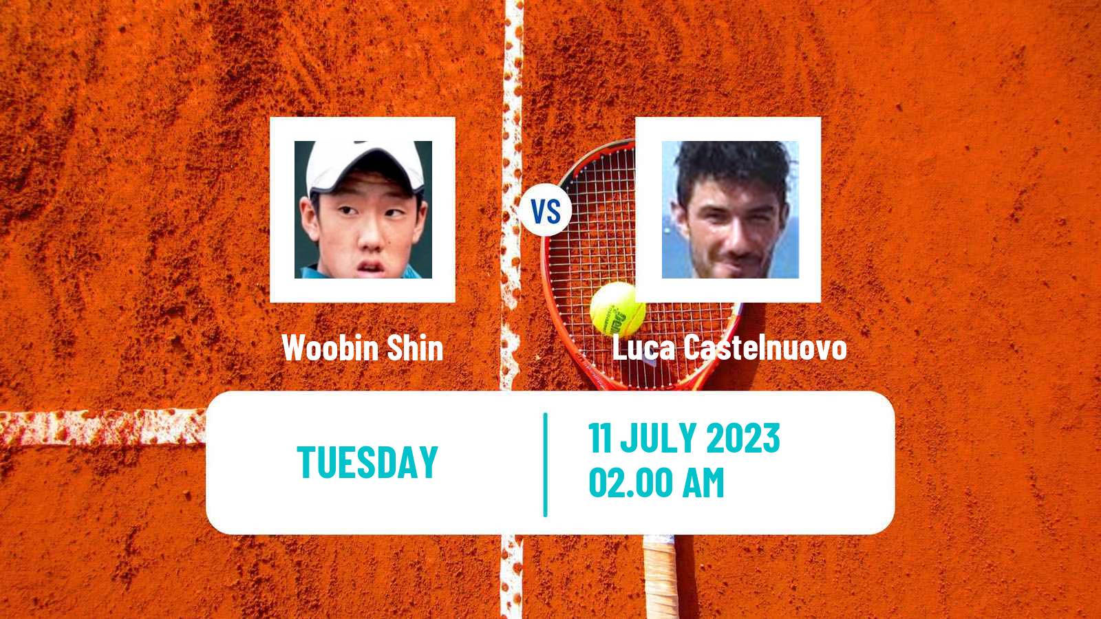 Tennis ITF M15 Shanghai Men Woobin Shin - Luca Castelnuovo