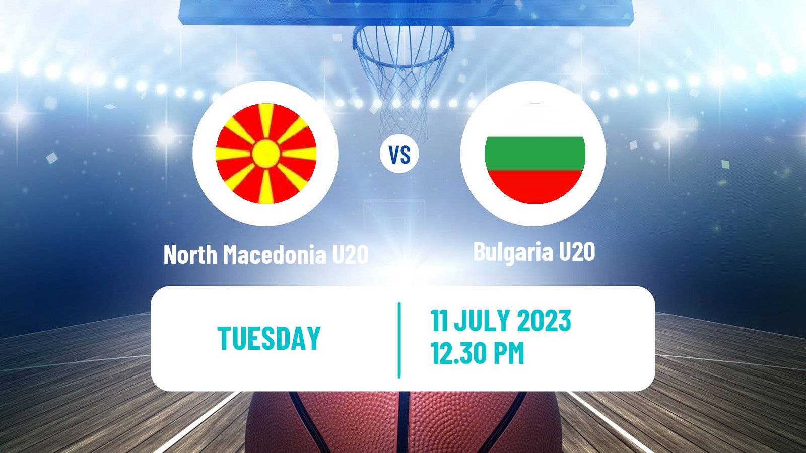 Basketball EuroBasket U20 B North Macedonia U20 - Bulgaria U20