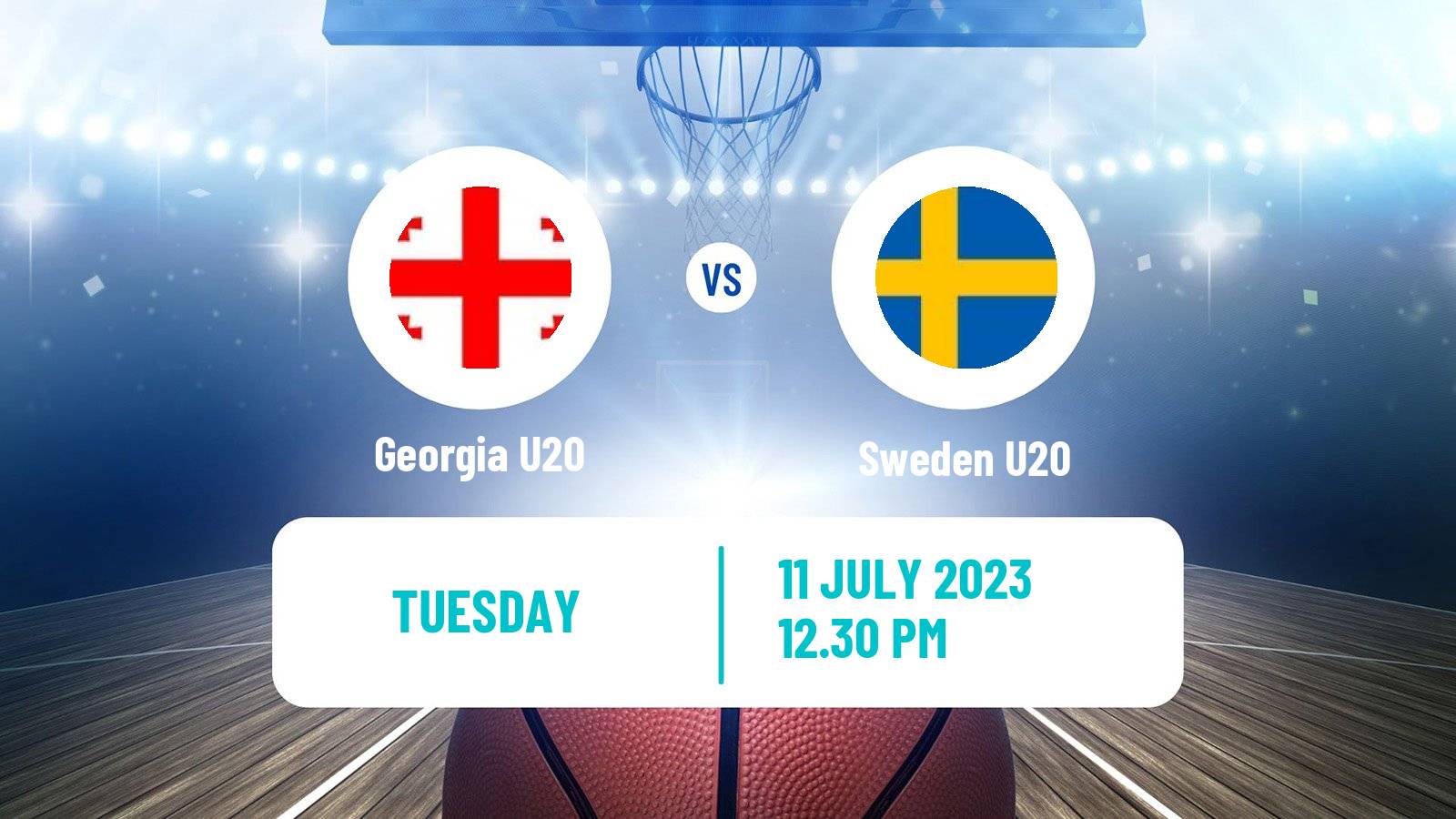 Basketball EuroBasket U20 B Georgia U20 - Sweden U20