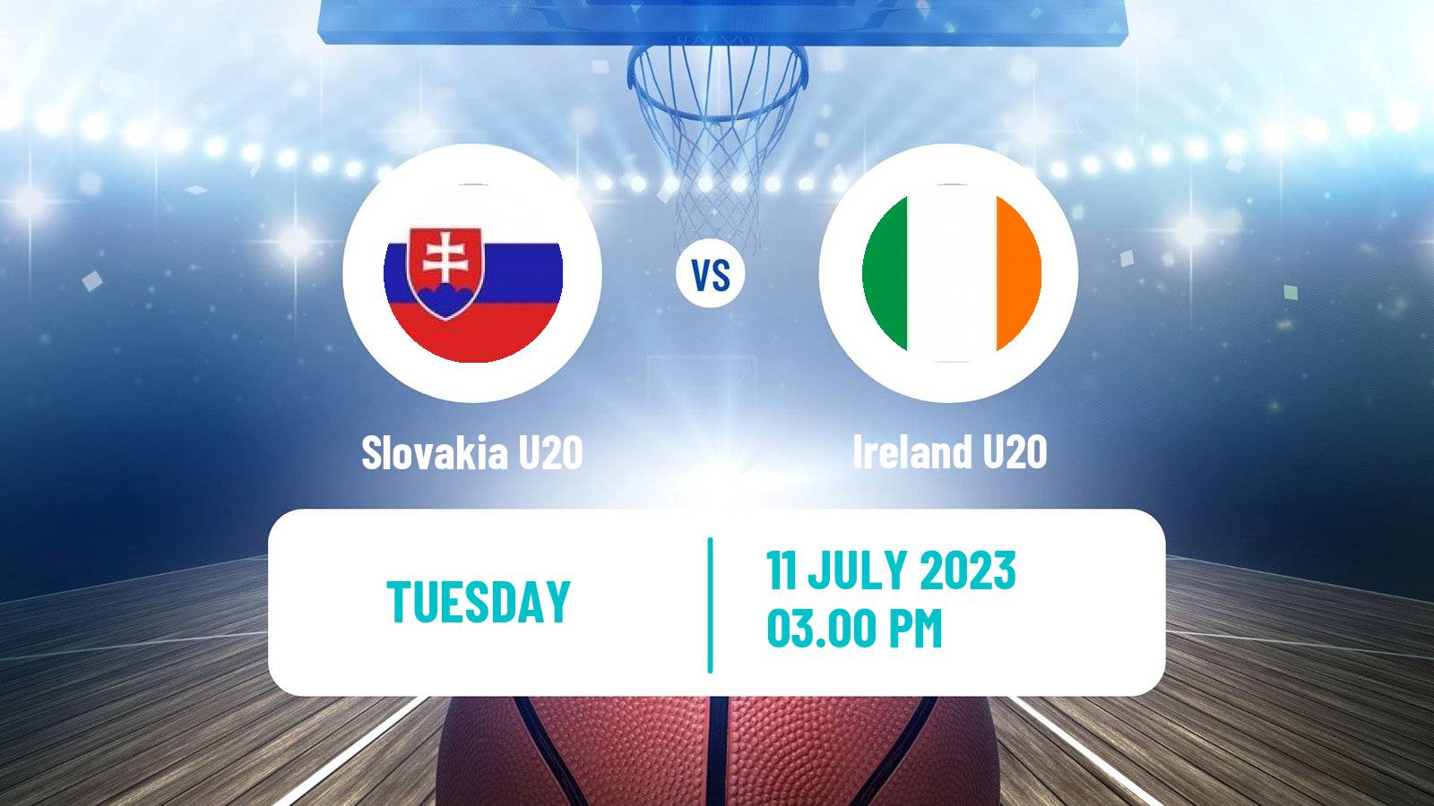 Basketball EuroBasket U20 B Slovakia U20 - Ireland U20