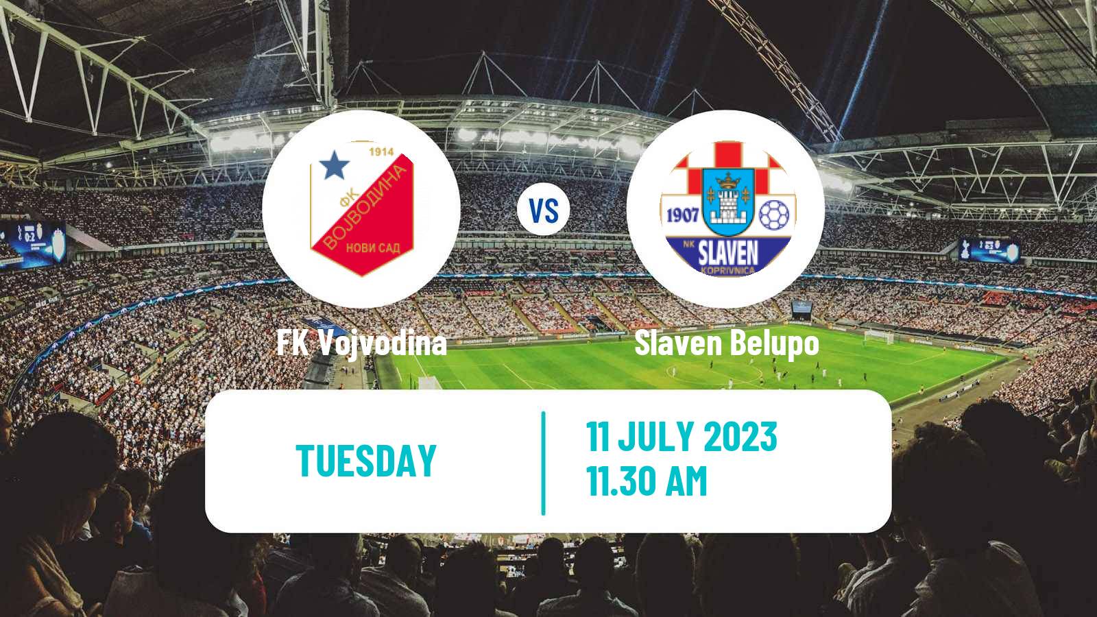 Soccer Club Friendly Vojvodina - Slaven Belupo