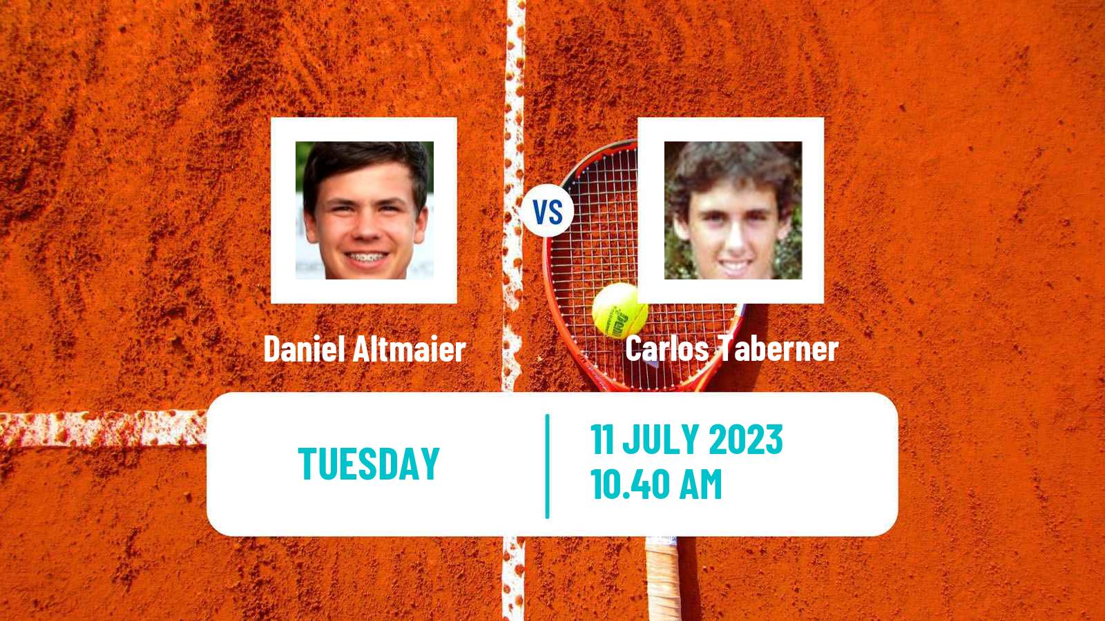Tennis Braunschweig Challenger Men Daniel Altmaier - Carlos Taberner