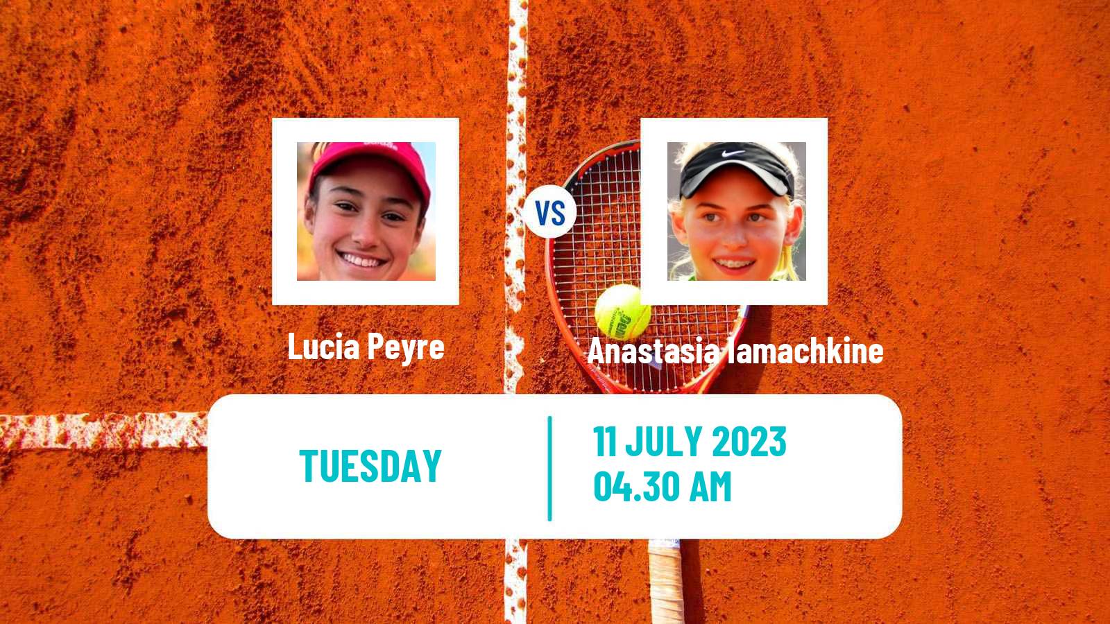 Tennis ITF W25 Don Benito Women Lucia Peyre - Anastasia Iamachkine