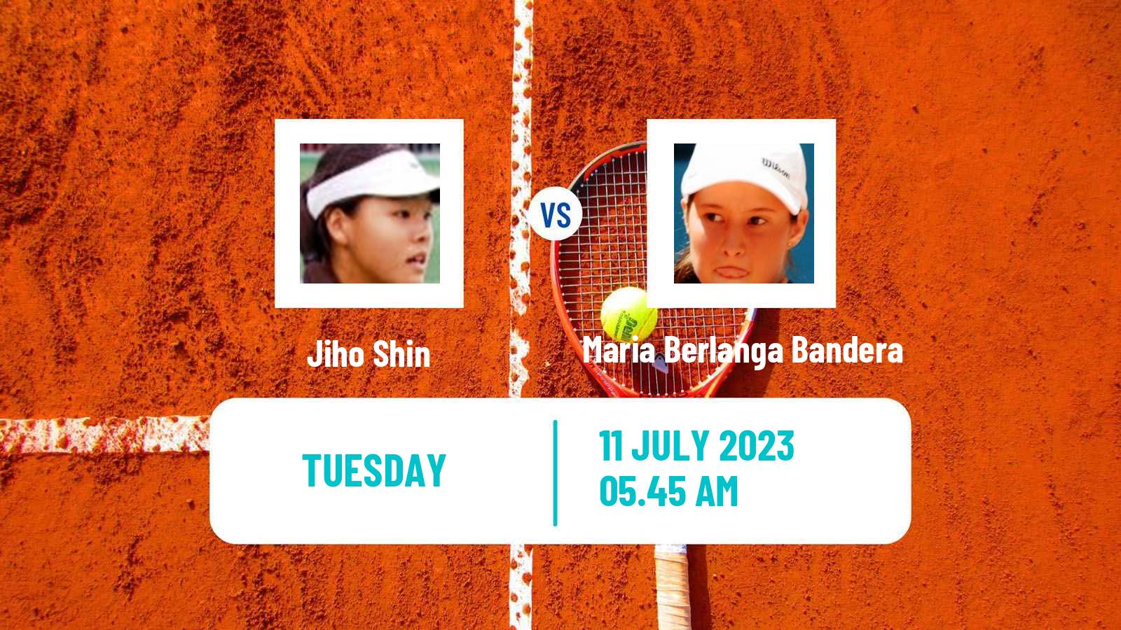 Tennis ITF W25 Don Benito Women Jiho Shin - Maria Berlanga Bandera