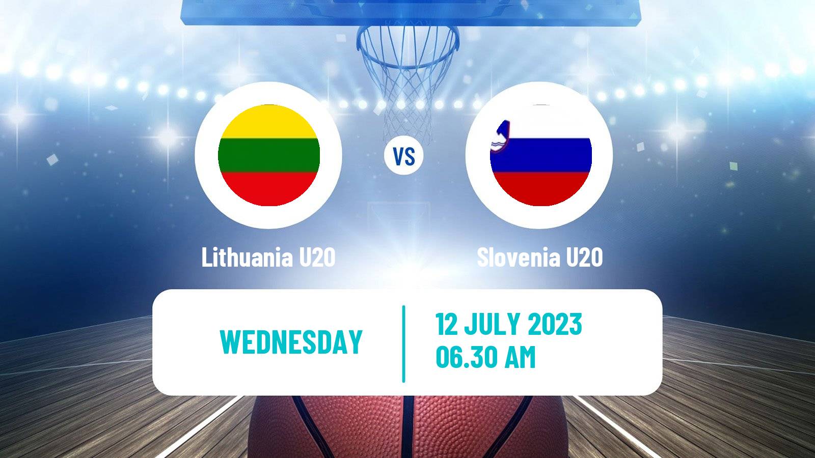 Basketball EuroBasket U20 Lithuania U20 - Slovenia U20