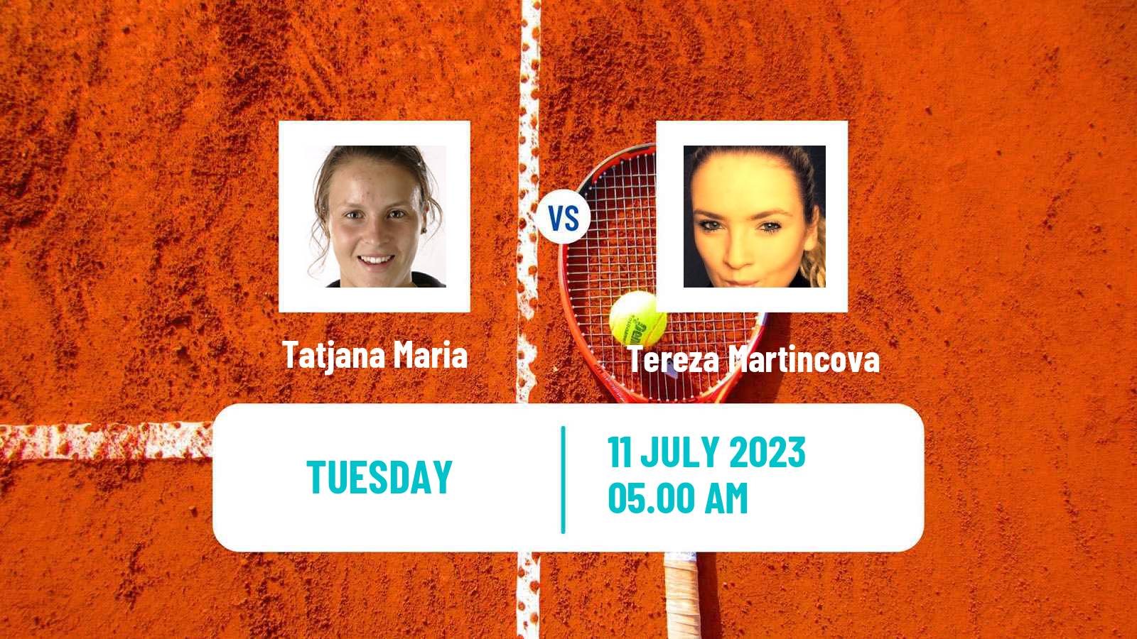 Tennis Contrexeville Challenger Women Tatjana Maria - Tereza Martincova
