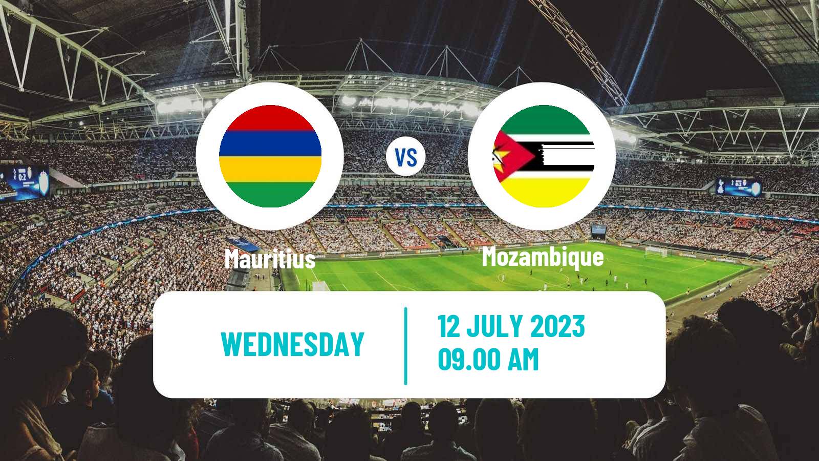 Soccer COSAFA Cup Mauritius - Mozambique