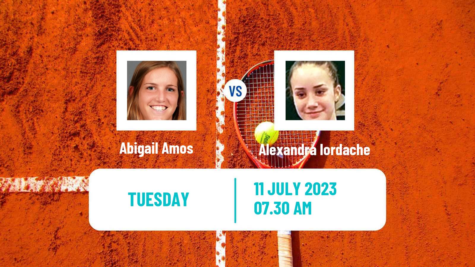 Tennis ITF W15 Monastir 51 Women 2023 Abigail Amos - Alexandra Iordache