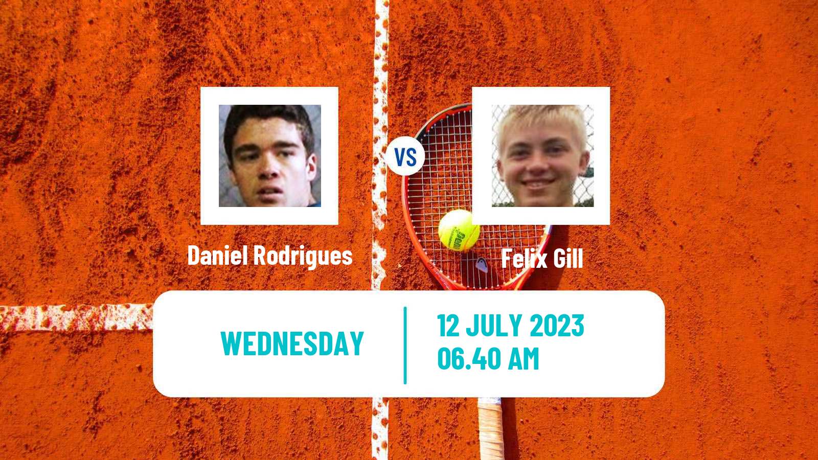 Tennis ITF M25 Roda De Bara Men 2023 Daniel Rodrigues - Felix Gill