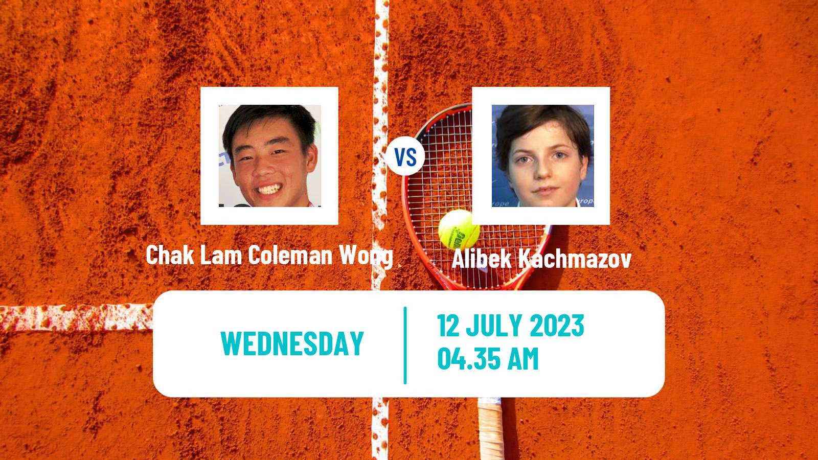 Tennis ITF M25 Roda De Bara Men 2023 Chak Lam Coleman Wong - Alibek Kachmazov
