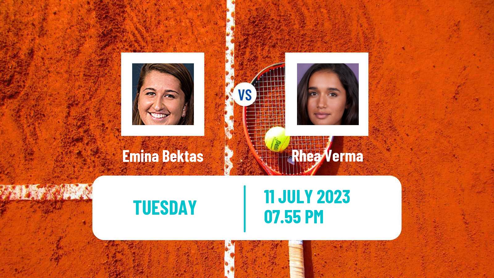 Tennis ITF W60 Saskatoon Women Emina Bektas - Rhea Verma