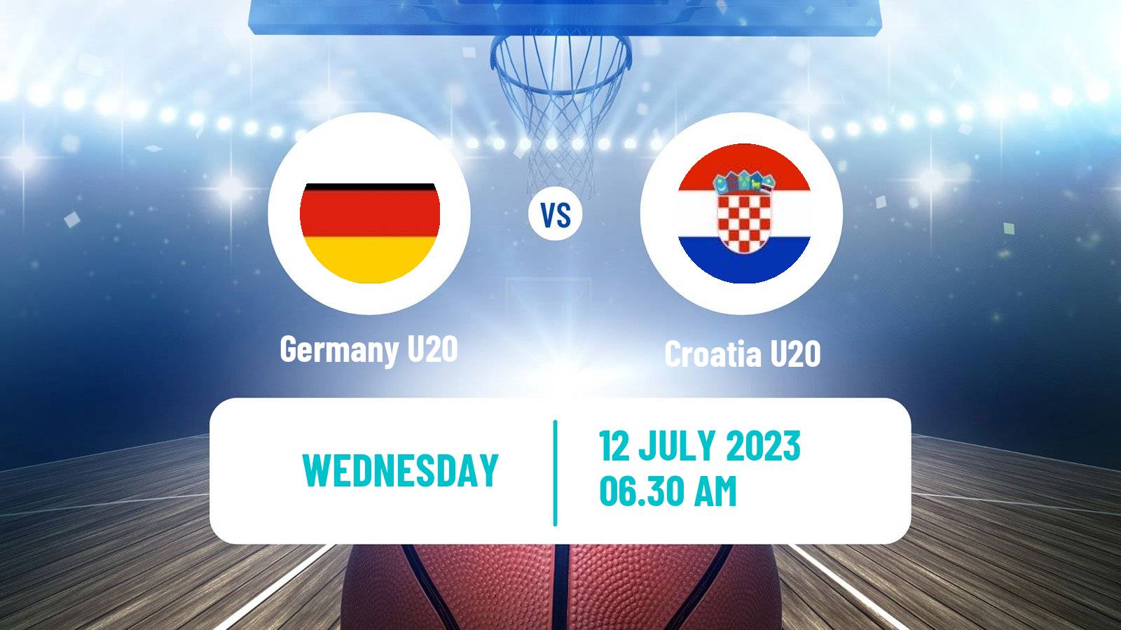 Basketball EuroBasket U20 Germany U20 - Croatia U20