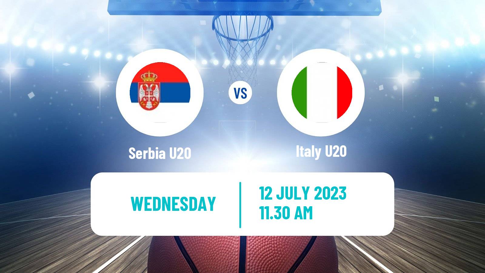 Basketball EuroBasket U20 Serbia U20 - Italy U20