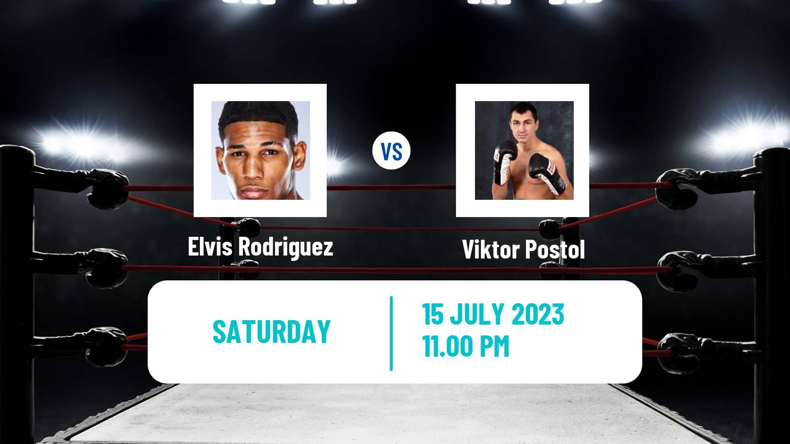 Boxing Super Lightweight Others Matches Men Elvis Rodriguez - Viktor Postol