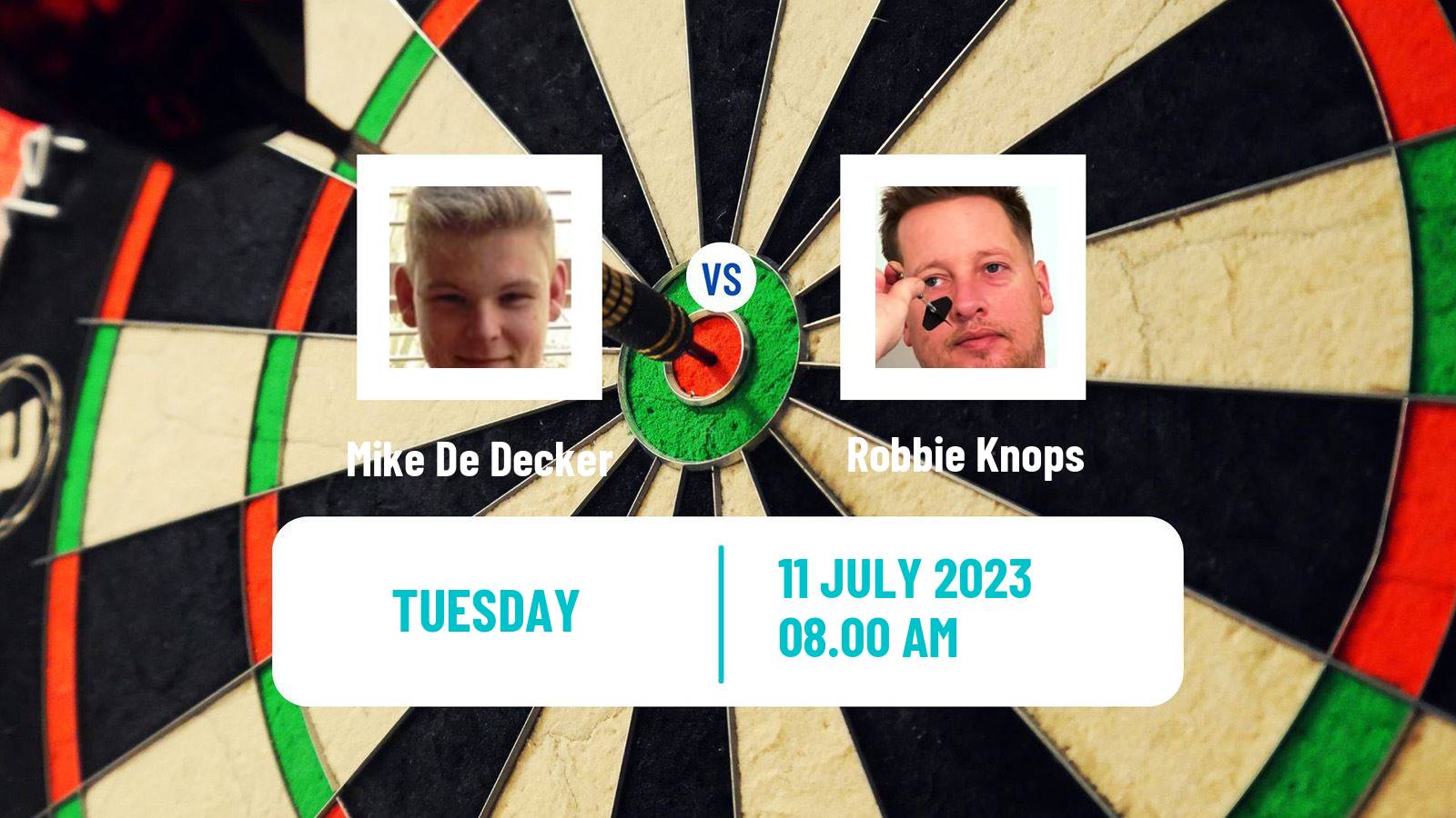 Darts Players Championship 16 Mike De Decker - Robbie Knops