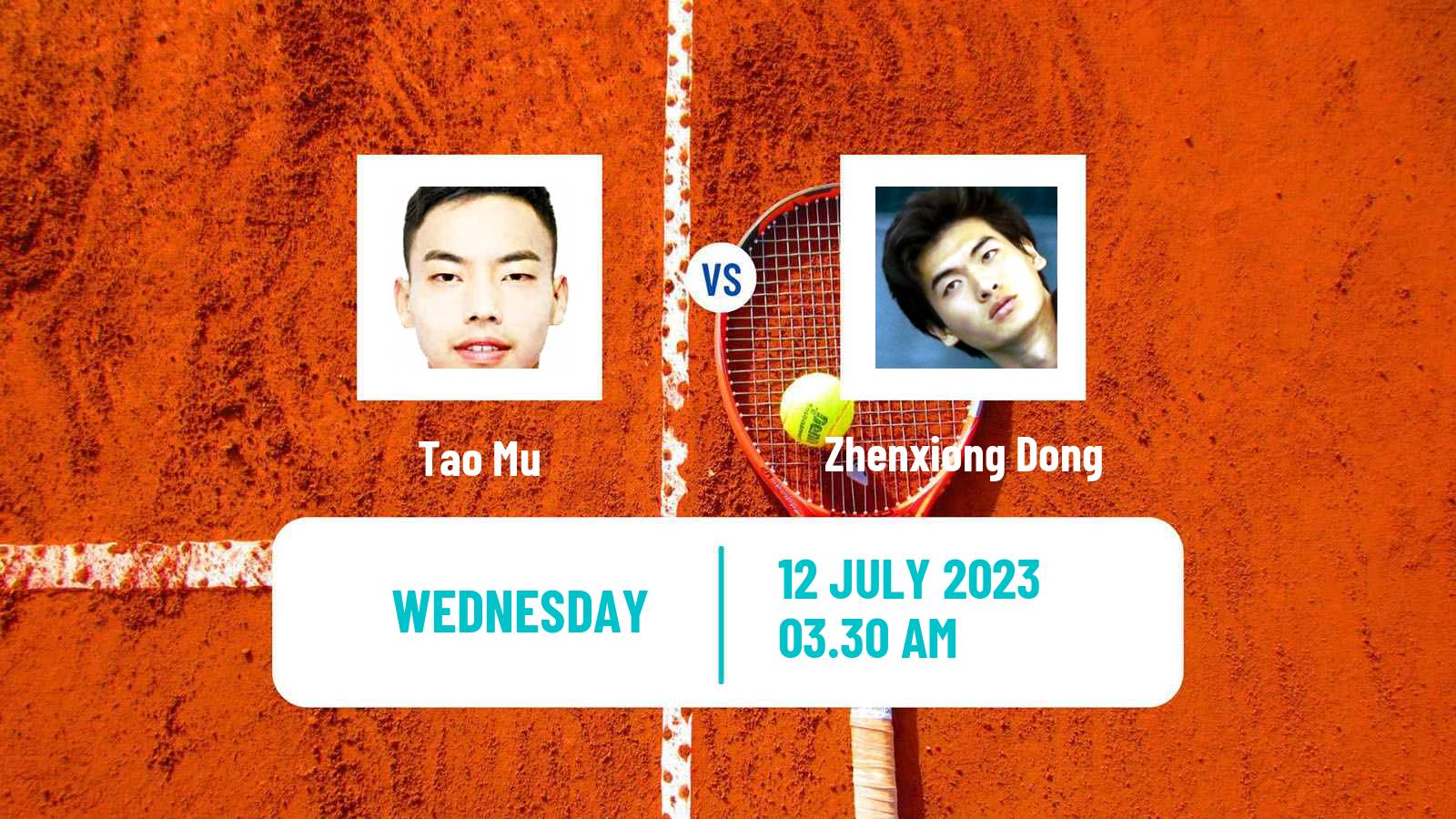 Tennis ITF M15 Shanghai Men Tao Mu - Zhenxiong Dong