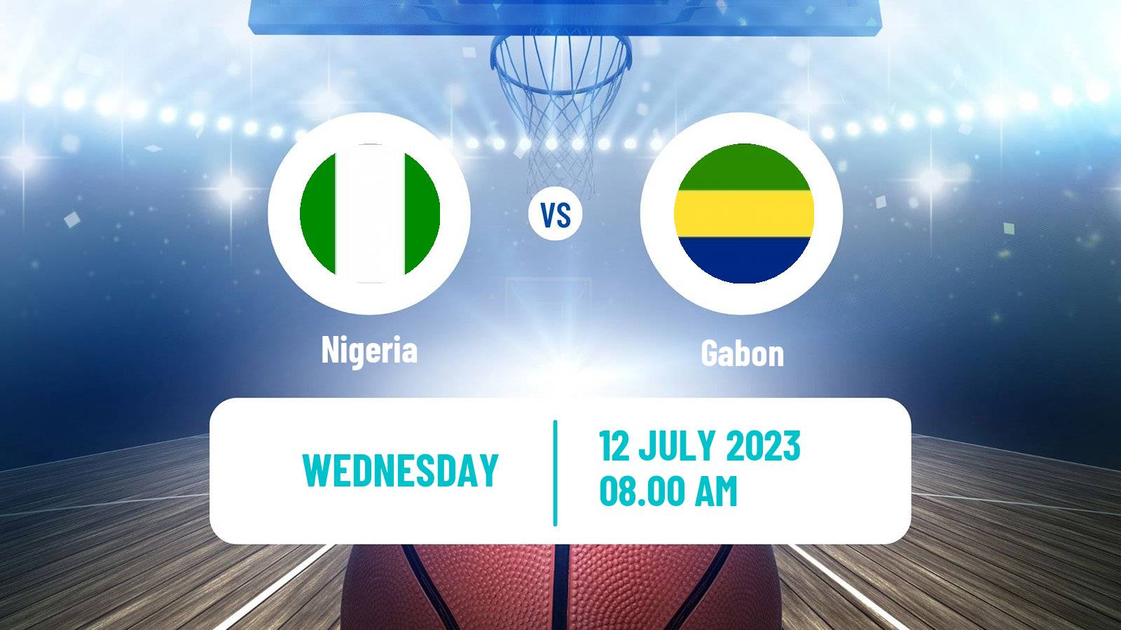 Basketball AfroCan Basketball Nigeria - Gabon