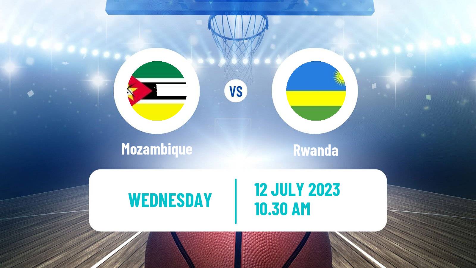Basketball AfroCan Basketball Mozambique - Rwanda
