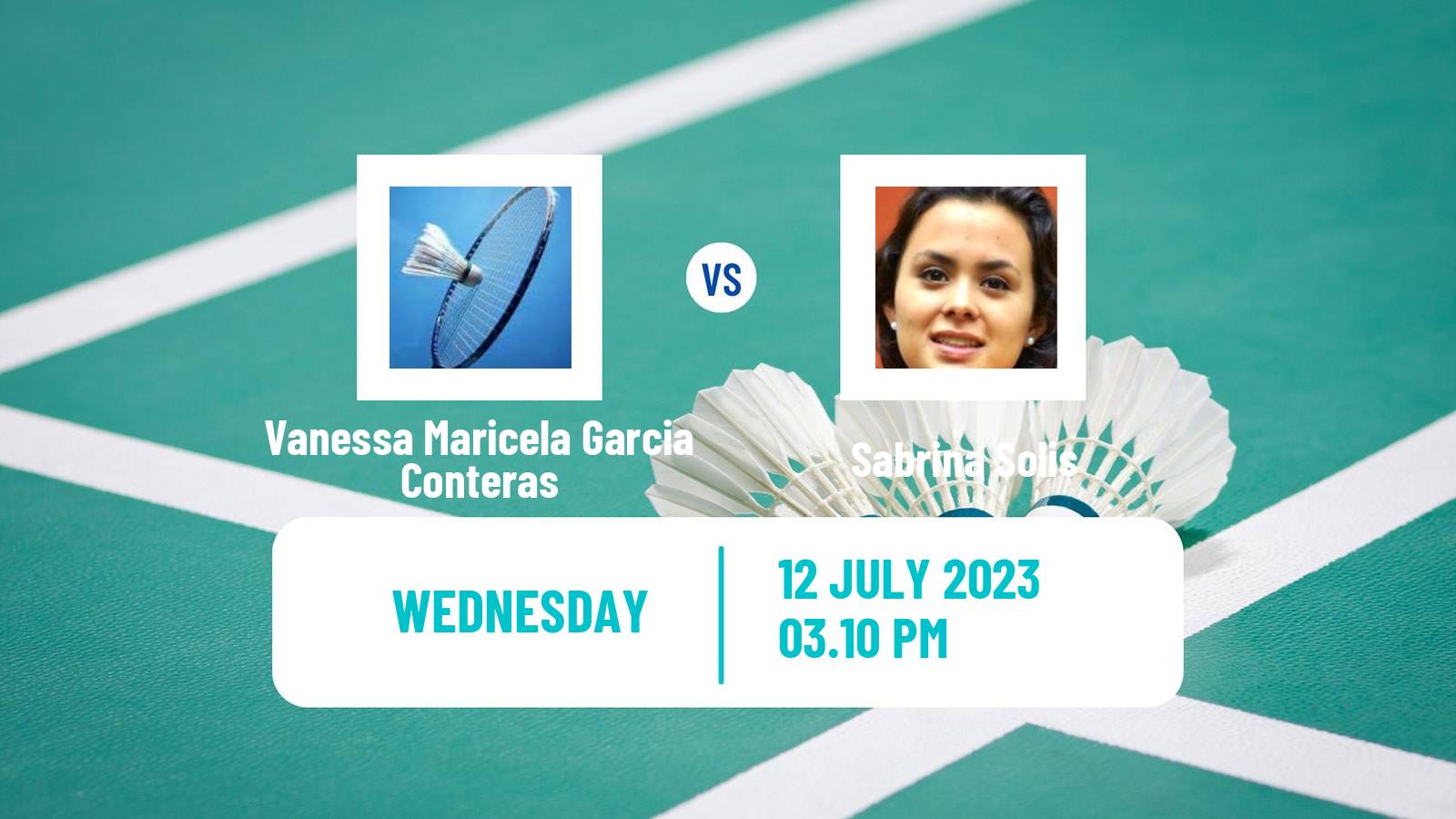 Badminton BWF World Tour Us Open Women Vanessa Maricela Garcia Conteras - Sabrina Solis