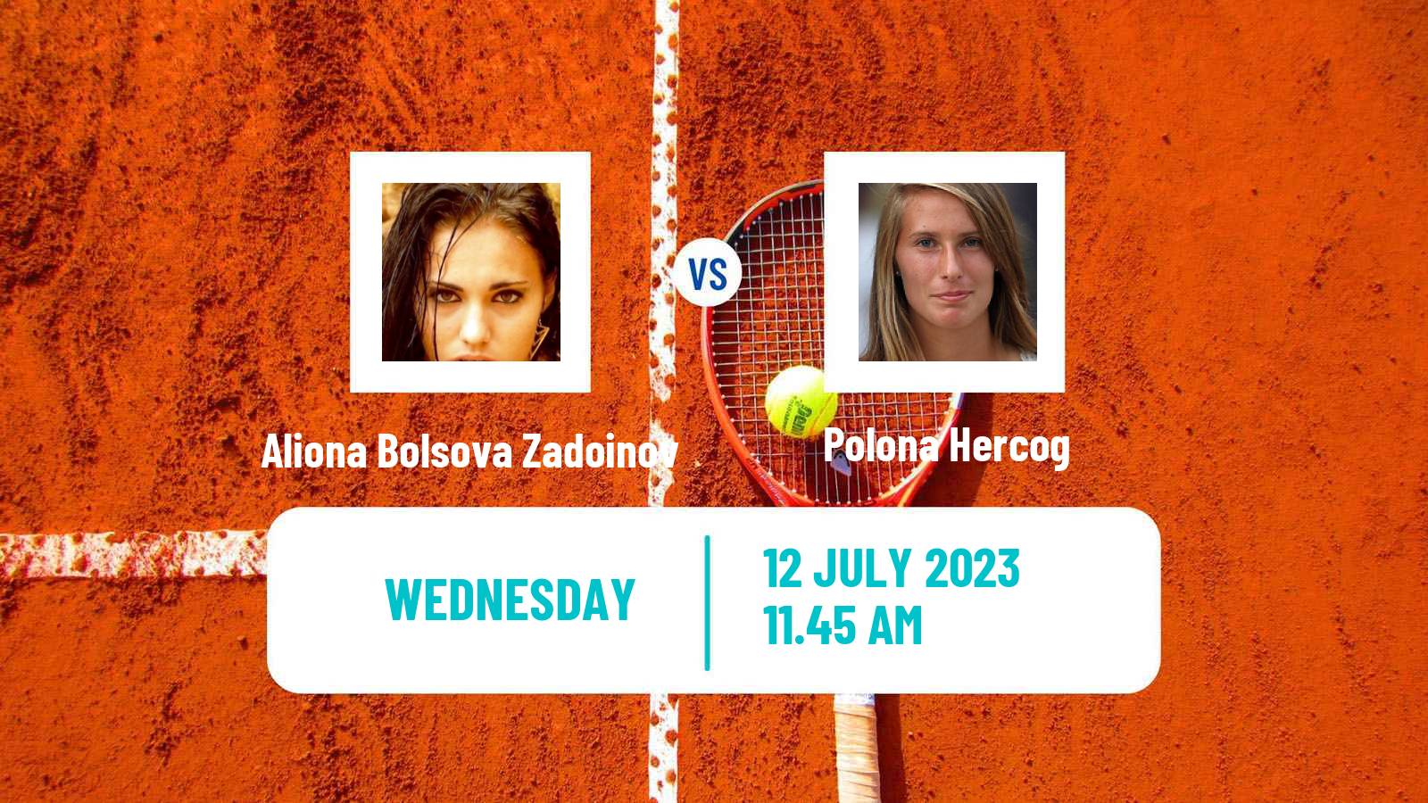 Tennis Bastad Challenger Women Aliona Bolsova Zadoinov - Polona Hercog