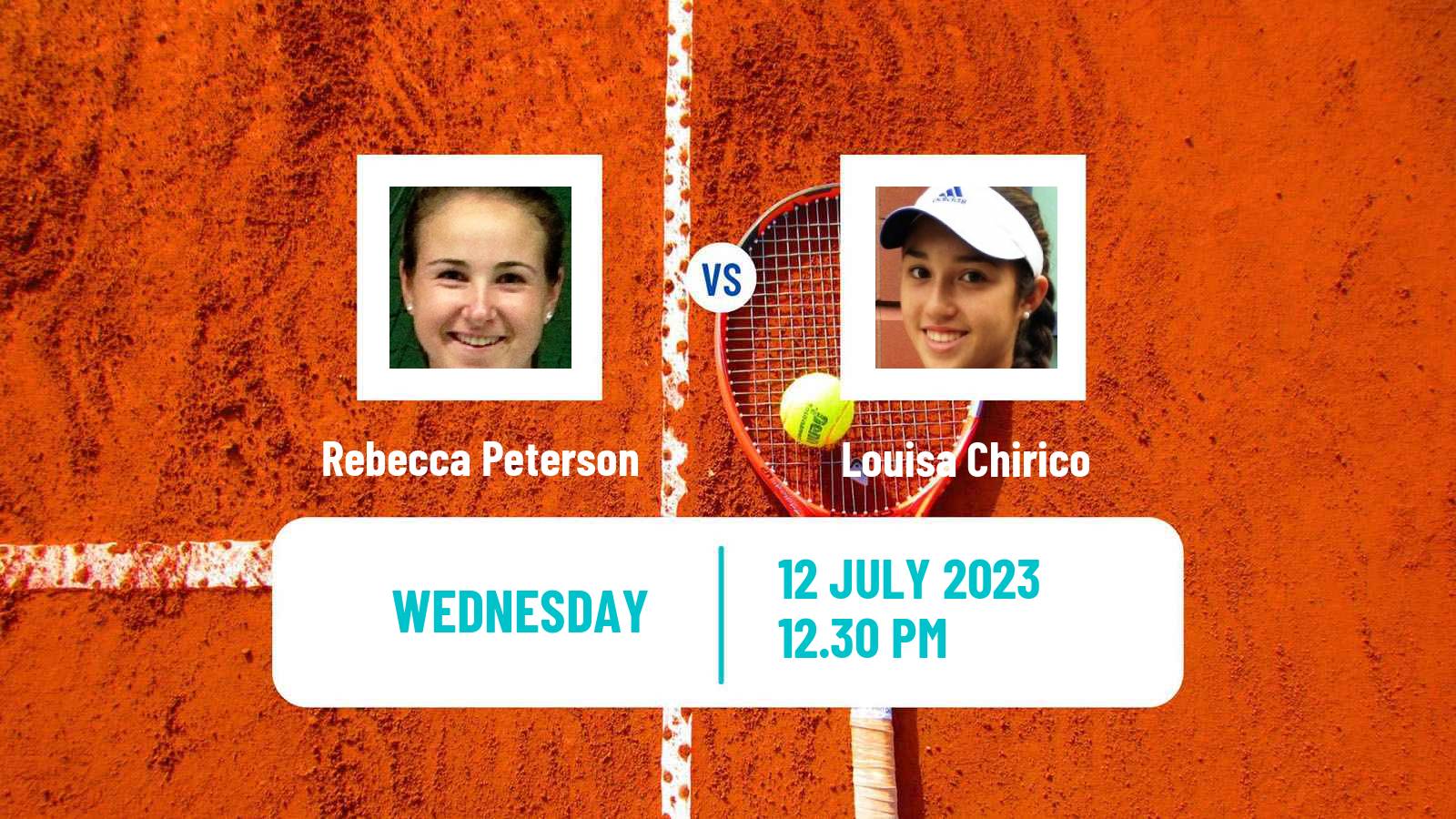 Tennis Bastad Challenger Women Rebecca Peterson - Louisa Chirico