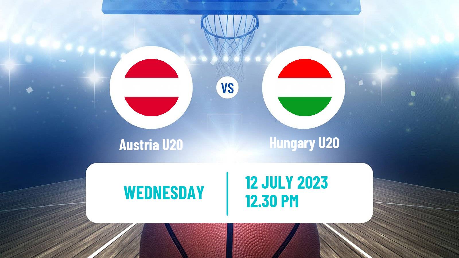 Basketball EuroBasket U20 B Austria U20 - Hungary U20