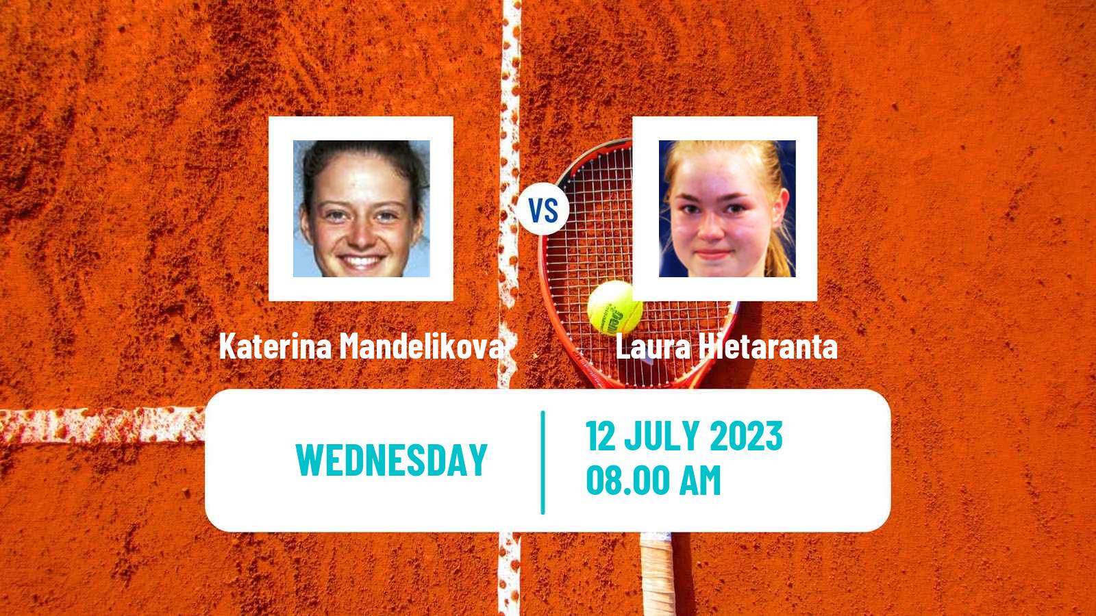 Tennis ITF W15 Bacau Women Katerina Mandelikova - Laura Hietaranta