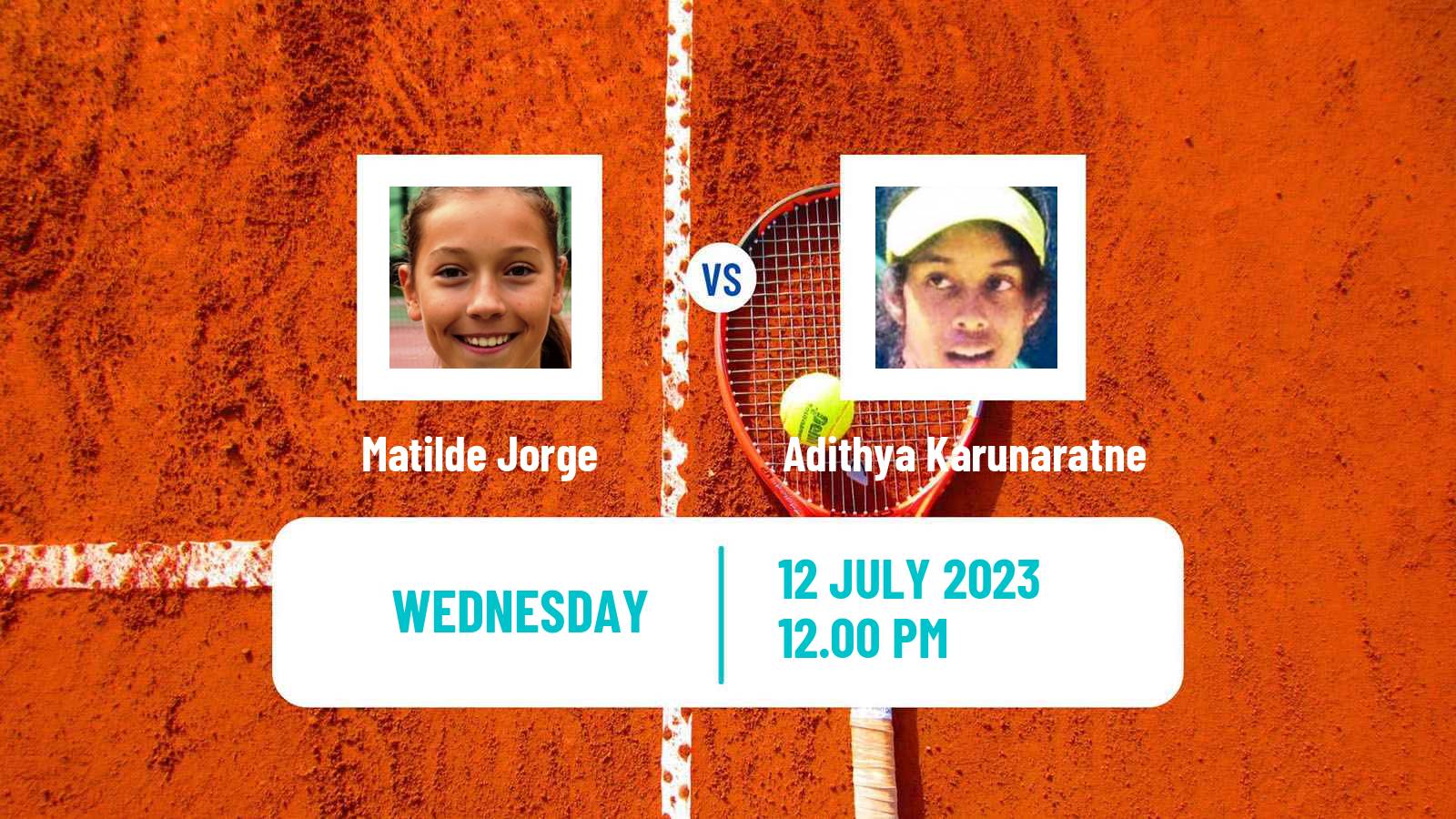 Tennis ITF W25 Corroios Seixal Women Matilde Jorge - Adithya Karunaratne
